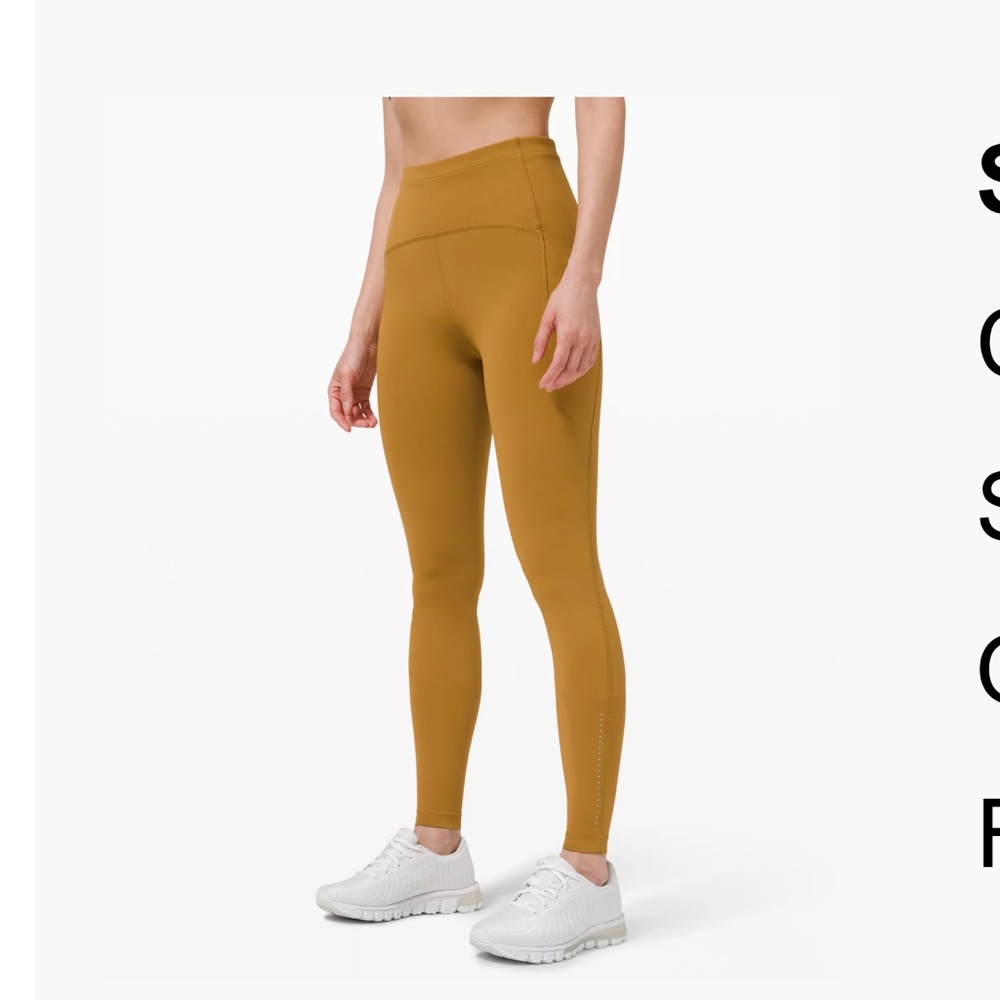 lululemon athletica Mustard Leggings
